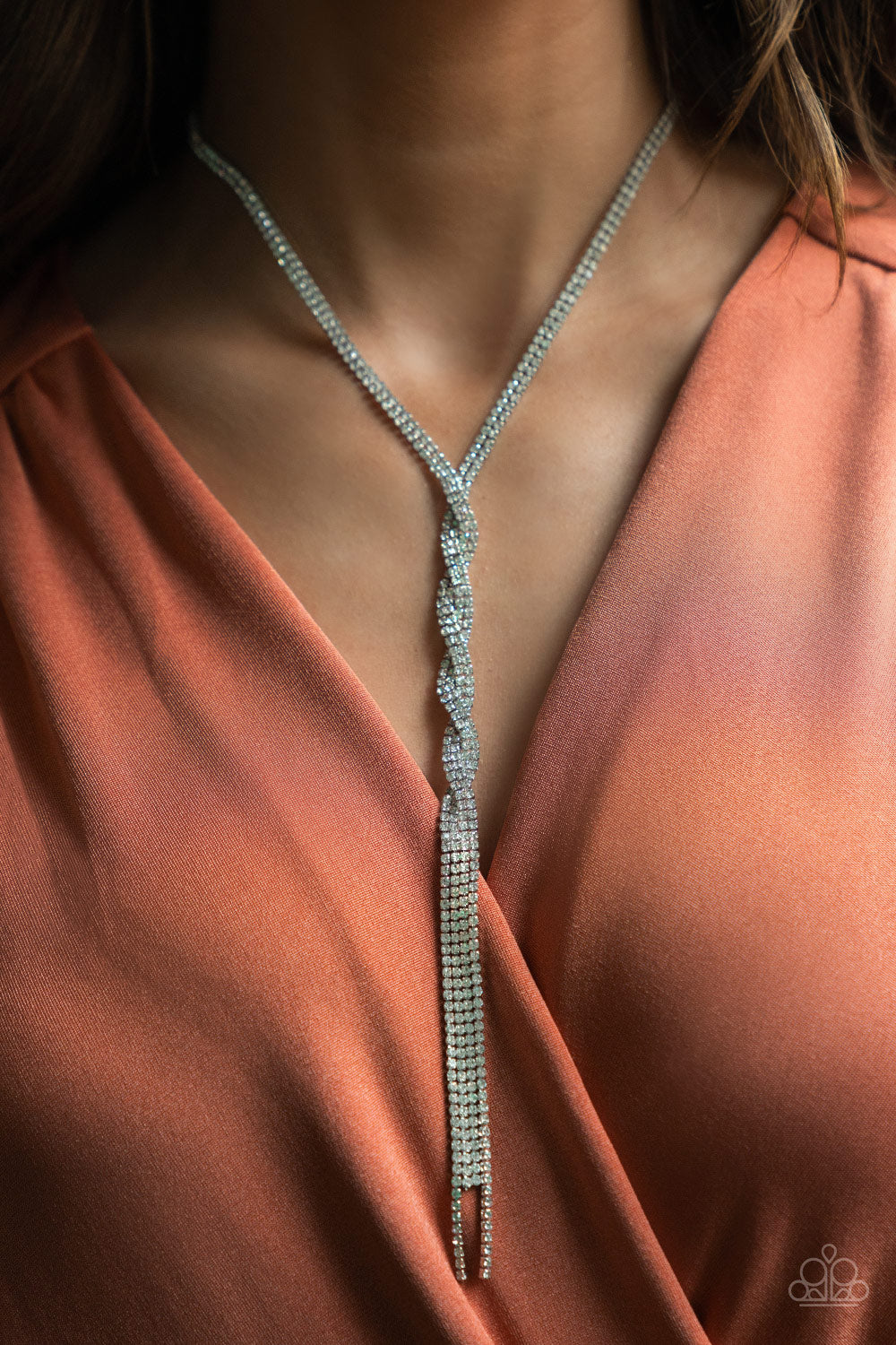 Impressively Icy - White - VJ Bedazzled Jewelry