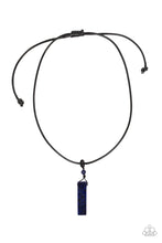Load image into Gallery viewer, Comes Back ZEN-fold - Blue Paparazzi Accessories - VJ Bedazzled Jewelry
