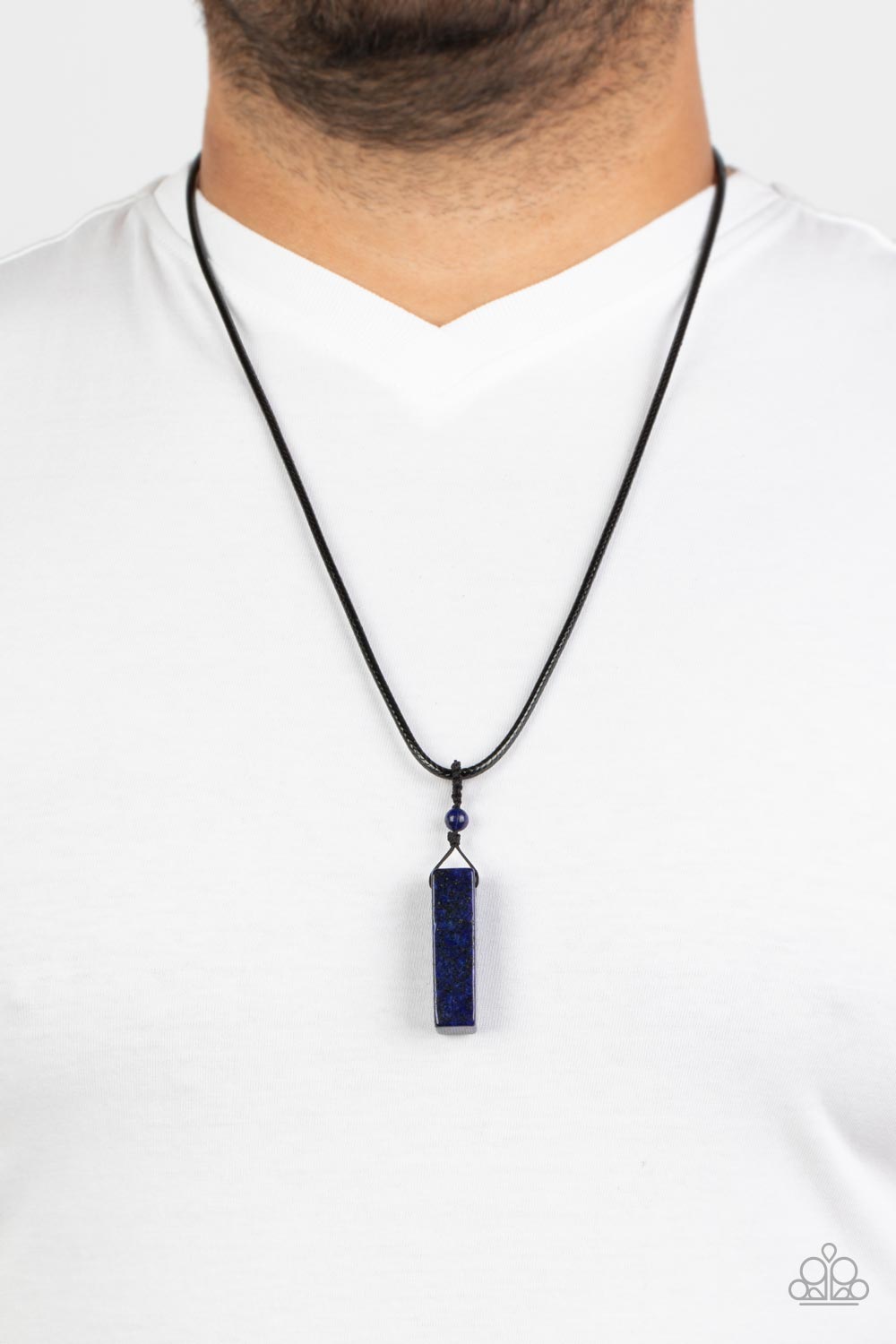 Comes Back ZEN-fold - Blue Paparazzi Accessories - VJ Bedazzled Jewelry