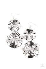 Load image into Gallery viewer, In Your Wildest FAN-tasy - Silver- Paparazzi Accessories - VJ Bedazzled Jewelry
