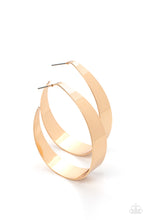 Load image into Gallery viewer, Flat Out Fashionable - Gold- Paparazzi Accessories - VJ Bedazzled Jewelry
