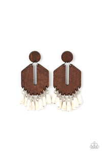 Western Retreat - White - Paparazzi Accessories - VJ Bedazzled Jewelry