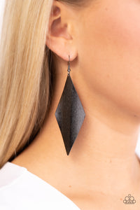 Retro Rally - Black Paparazzi Accessories - VJ Bedazzled Jewelry