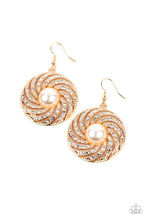 Load image into Gallery viewer, Vintage Vortex - Gold Paparazzi Accessories - VJ Bedazzled Jewelry
