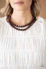 Load image into Gallery viewer, Greco Getaway - Brown - Paparazzi Accessories - VJ Bedazzled Jewelry
