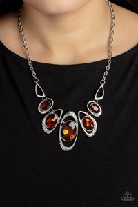 Hypnotic Twinkle - Brown - Paparazzi Accessories - VJ Bedazzled Jewelry