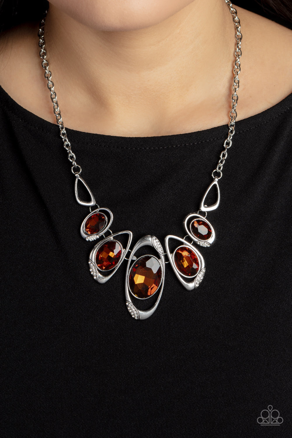 Hypnotic Twinkle - Brown - Paparazzi Accessories - VJ Bedazzled Jewelry
