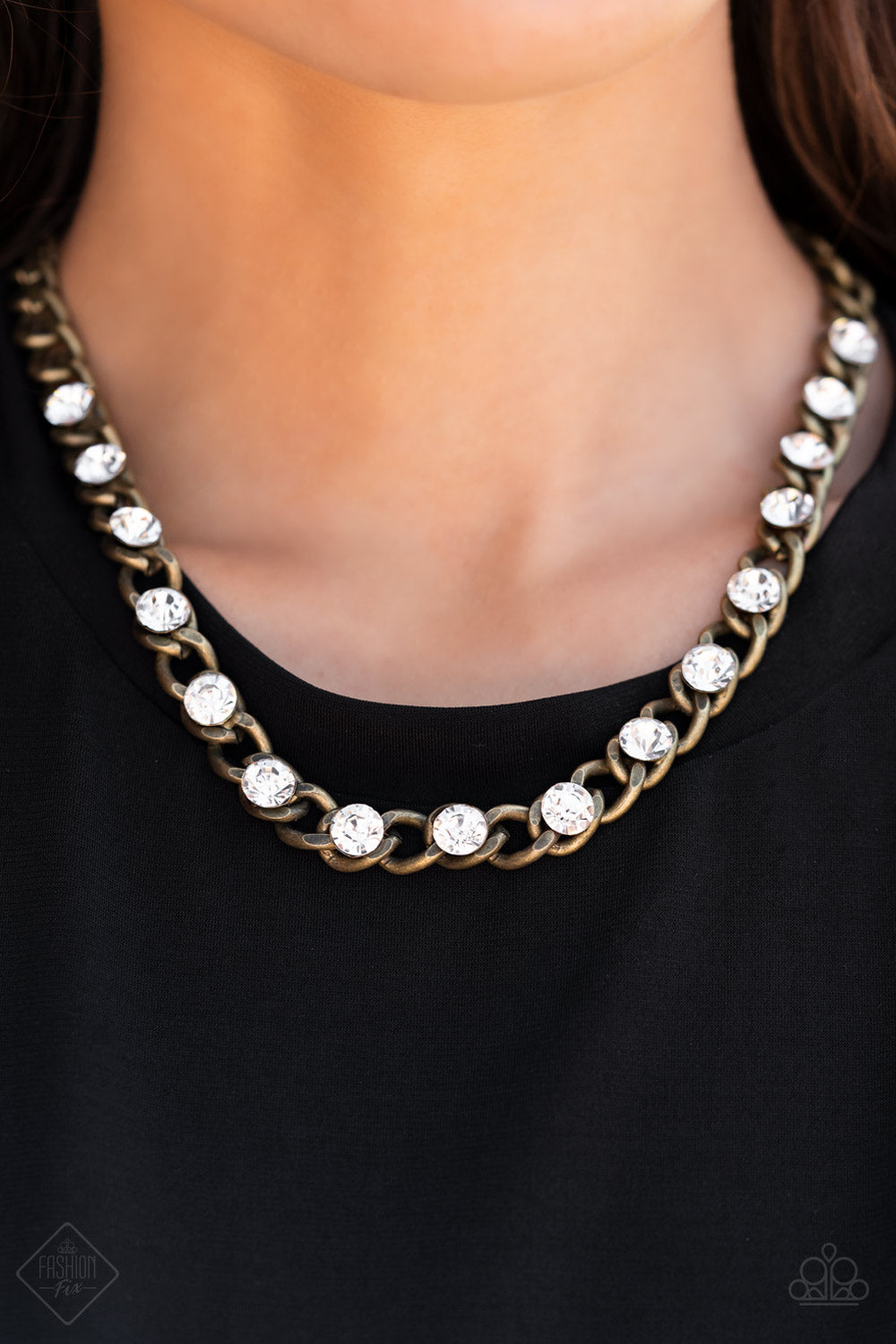 Major Moxie - Brass - VJ Bedazzled Jewelry