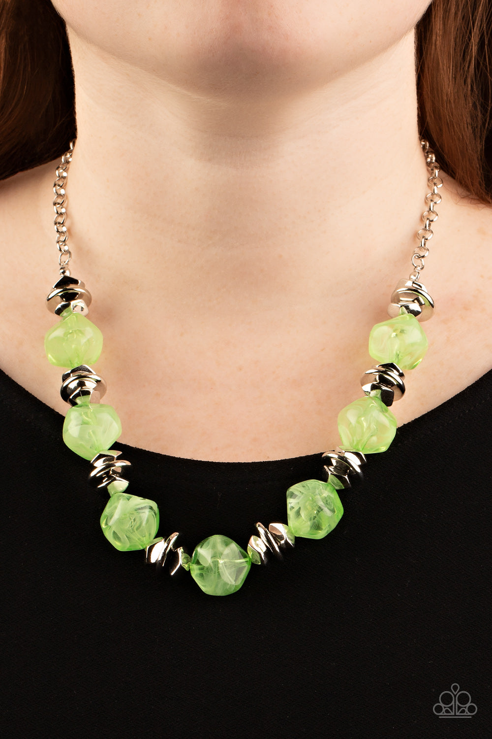 Island Ice - Green - VJ Bedazzled Jewelry