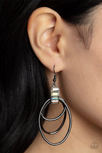Load image into Gallery viewer, Intergalactic Glamour - Black- Paparazzi Accessories - VJ Bedazzled Jewelry
