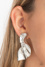 Load image into Gallery viewer, METAL-Physical Mood - Silver-Paparazzi Accessories - VJ Bedazzled Jewelry
