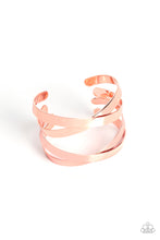 Load image into Gallery viewer, Industrial Imagination - Copper - Paparazzi Accessories - VJ Bedazzled Jewelry
