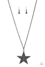 Load image into Gallery viewer, Rock Star Sparkle - Black Paparazzi Accessories - VJ Bedazzled Jewelry
