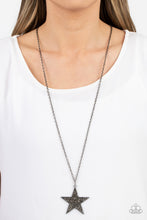 Load image into Gallery viewer, Rock Star Sparkle - Black Paparazzi Accessories - VJ Bedazzled Jewelry
