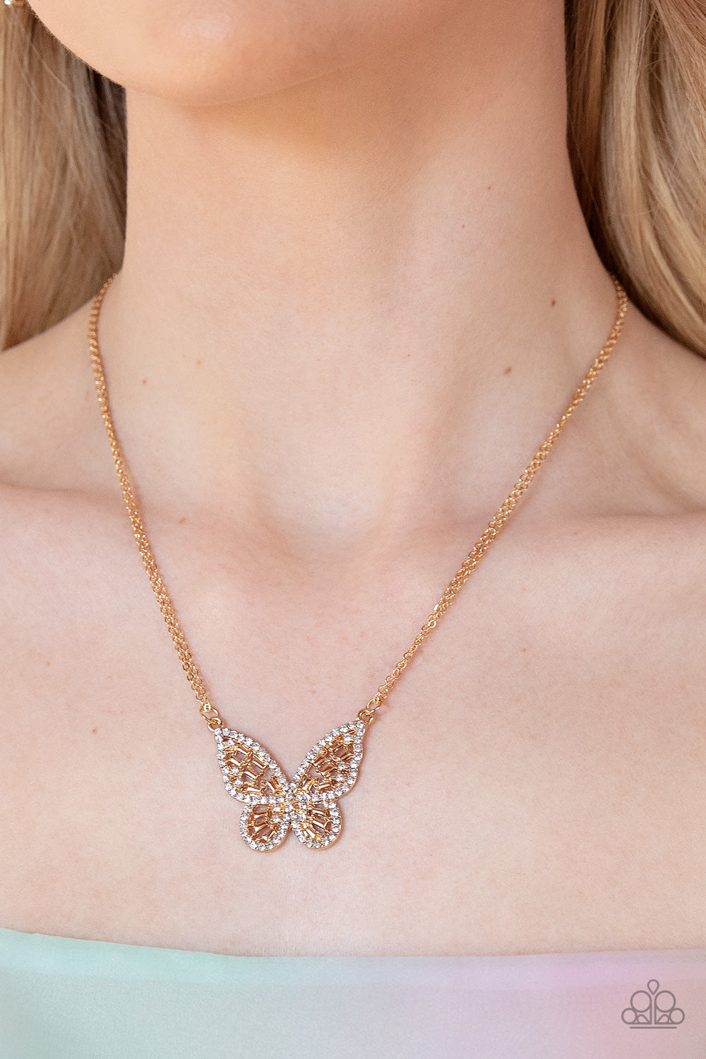 Baroque Butterfly - Gold - VJ Bedazzled Jewelry
