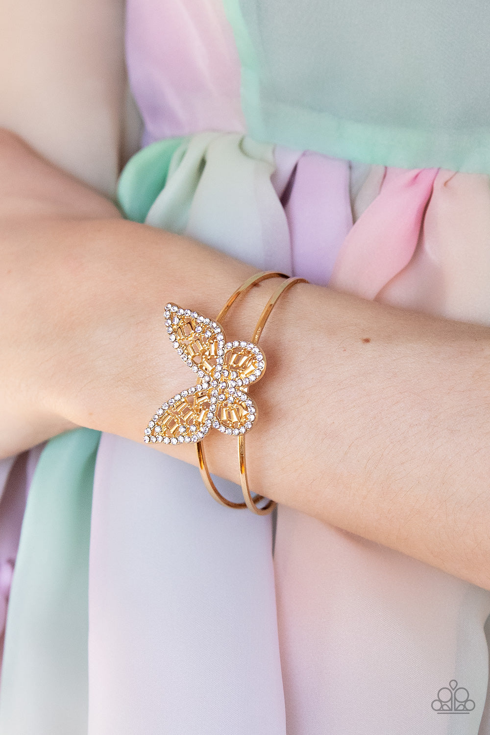 Butterfly Bella - Gold - VJ Bedazzled Jewelry