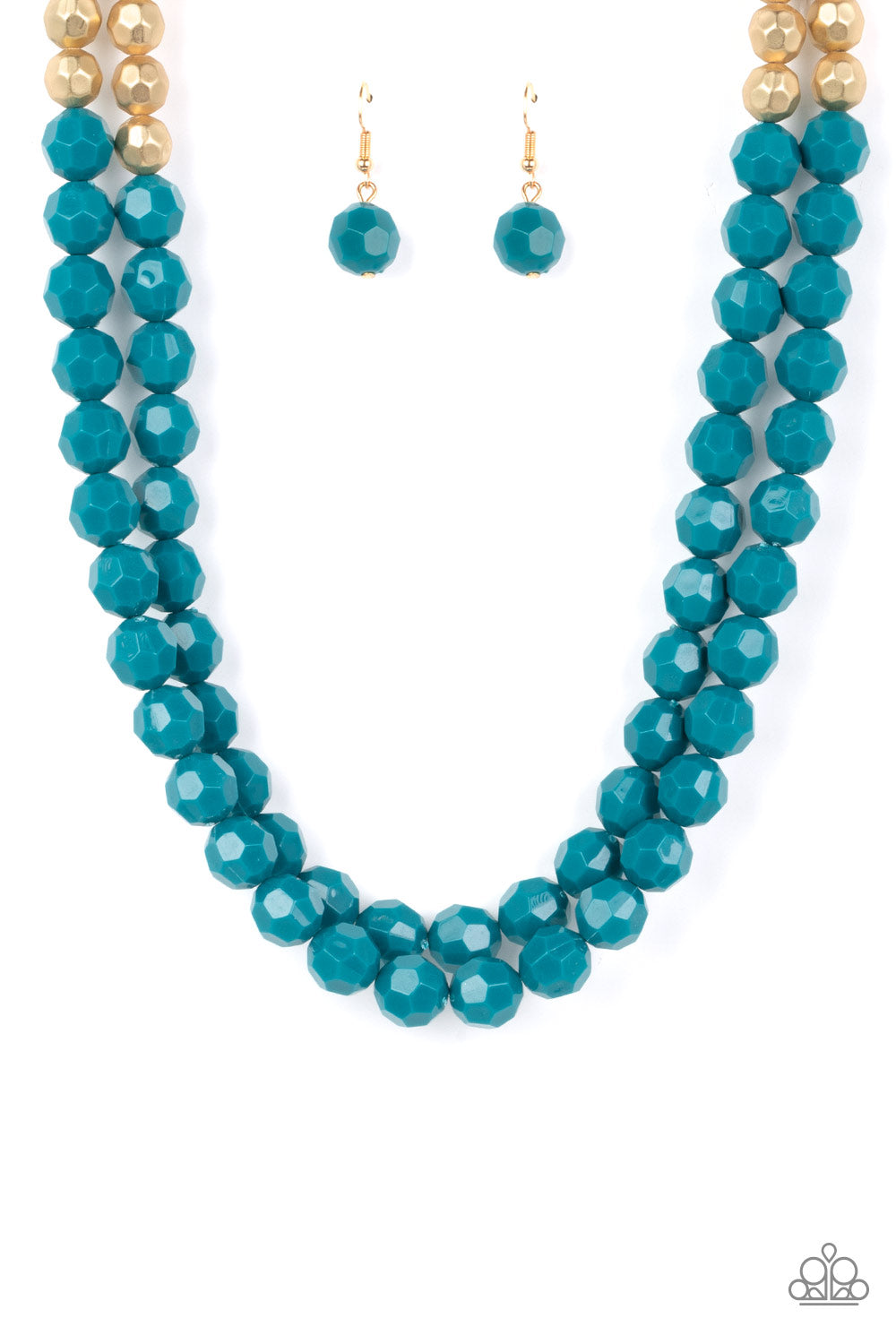 Greco Getaway - Blue- Paparazzi Accessories - VJ Bedazzled Jewelry