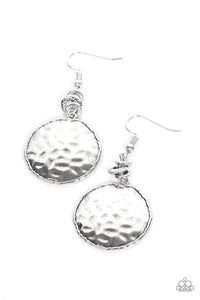 Prehistoric Perfection - Silver- Paparazzi Accessories - VJ Bedazzled Jewelry