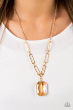 Load image into Gallery viewer, You Better Recognize - Gold- Paparazzi Accessories - VJ Bedazzled Jewelry
