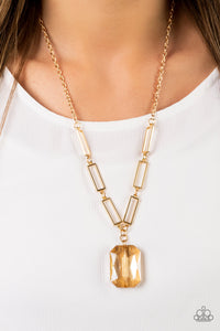You Better Recognize - Gold- Paparazzi Accessories - VJ Bedazzled Jewelry
