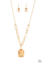 Load image into Gallery viewer, You Better Recognize - Gold- Paparazzi Accessories - VJ Bedazzled Jewelry
