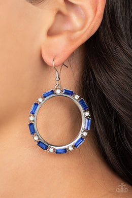 Gritty Glow - Blue Paparazzi Accessories - VJ Bedazzled Jewelry