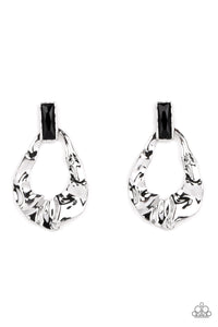 Metro Meltdown - Black - Paparazzi Accessories - VJ Bedazzled Jewelry