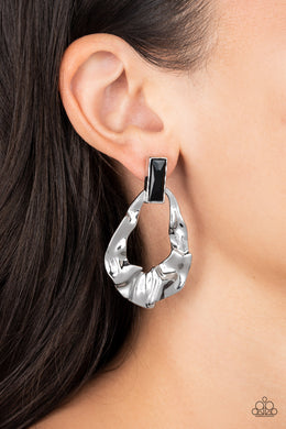 Metro Meltdown - Black - Paparazzi Accessories - VJ Bedazzled Jewelry