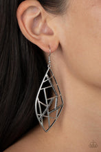 Load image into Gallery viewer, Geo Grid - Silver Paparazzi Accessories - VJ Bedazzled Jewelry

