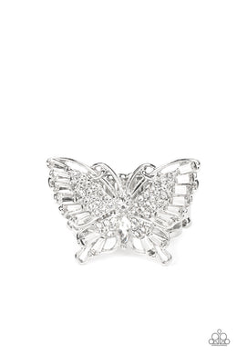 Fearless Flutter - White - VJ Bedazzled Jewelry