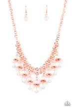Load image into Gallery viewer, Deep Space Diva - Copper Necklace - Paparazzi Accessories - VJ Bedazzled Jewelry

