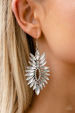Load image into Gallery viewer, Turn up the Luxe - White - Paparazzi Accessories - VJ Bedazzled Jewelry
