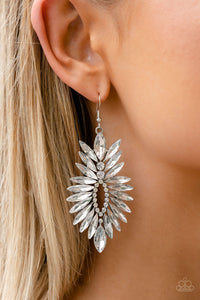 Turn up the Luxe - White - Paparazzi Accessories - VJ Bedazzled Jewelry
