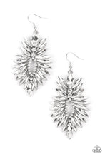 Load image into Gallery viewer, Turn up the Luxe - White - Paparazzi Accessories - VJ Bedazzled Jewelry
