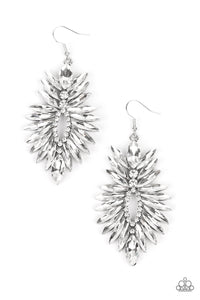 Turn up the Luxe - White - Paparazzi Accessories - VJ Bedazzled Jewelry