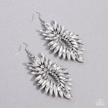 Load image into Gallery viewer, Turn up the Luxe - White - Paparazzi Accessories - VJ Bedazzled Jewelry
