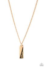 Load image into Gallery viewer, Tag Along - Gold- Paparazzi Accessories - VJ Bedazzled Jewelry
