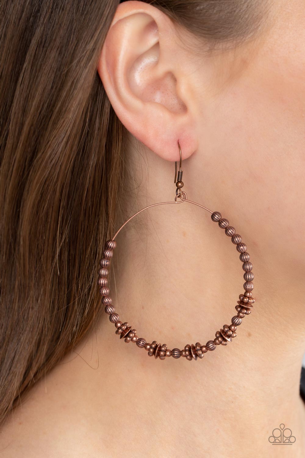 Simple Synchrony - Copper - Paparazzi Accessories - VJ Bedazzled Jewelry