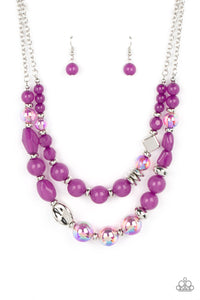 Mere Magic - Purple- Paparazzi Accessories - VJ Bedazzled Jewelry