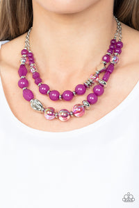 Mere Magic - Purple- Paparazzi Accessories - VJ Bedazzled Jewelry