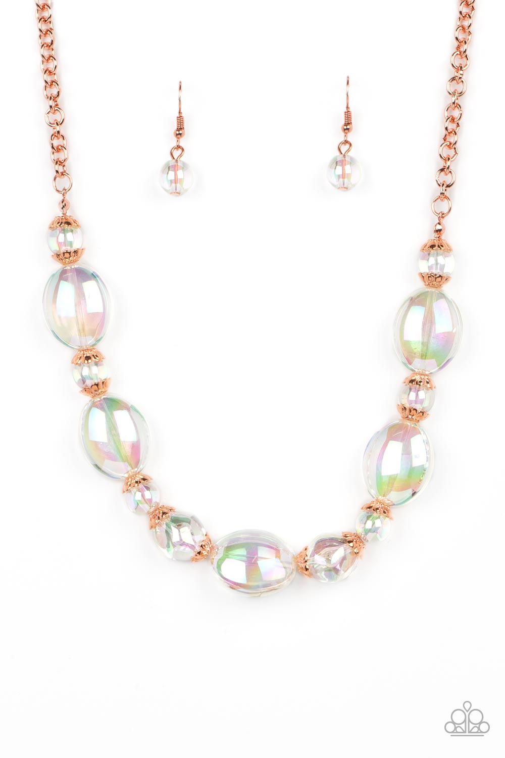 Prismatic Magic - Copper - Paparazzi Accessories - VJ Bedazzled Jewelry