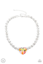 Load image into Gallery viewer, Heart in My Throat - Orange- Paparazzi Accessories - VJ Bedazzled Jewelry

