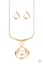 Load image into Gallery viewer, Forged in Fabulous - Gold - Paparazzi Accessories - VJ Bedazzled Jewelry
