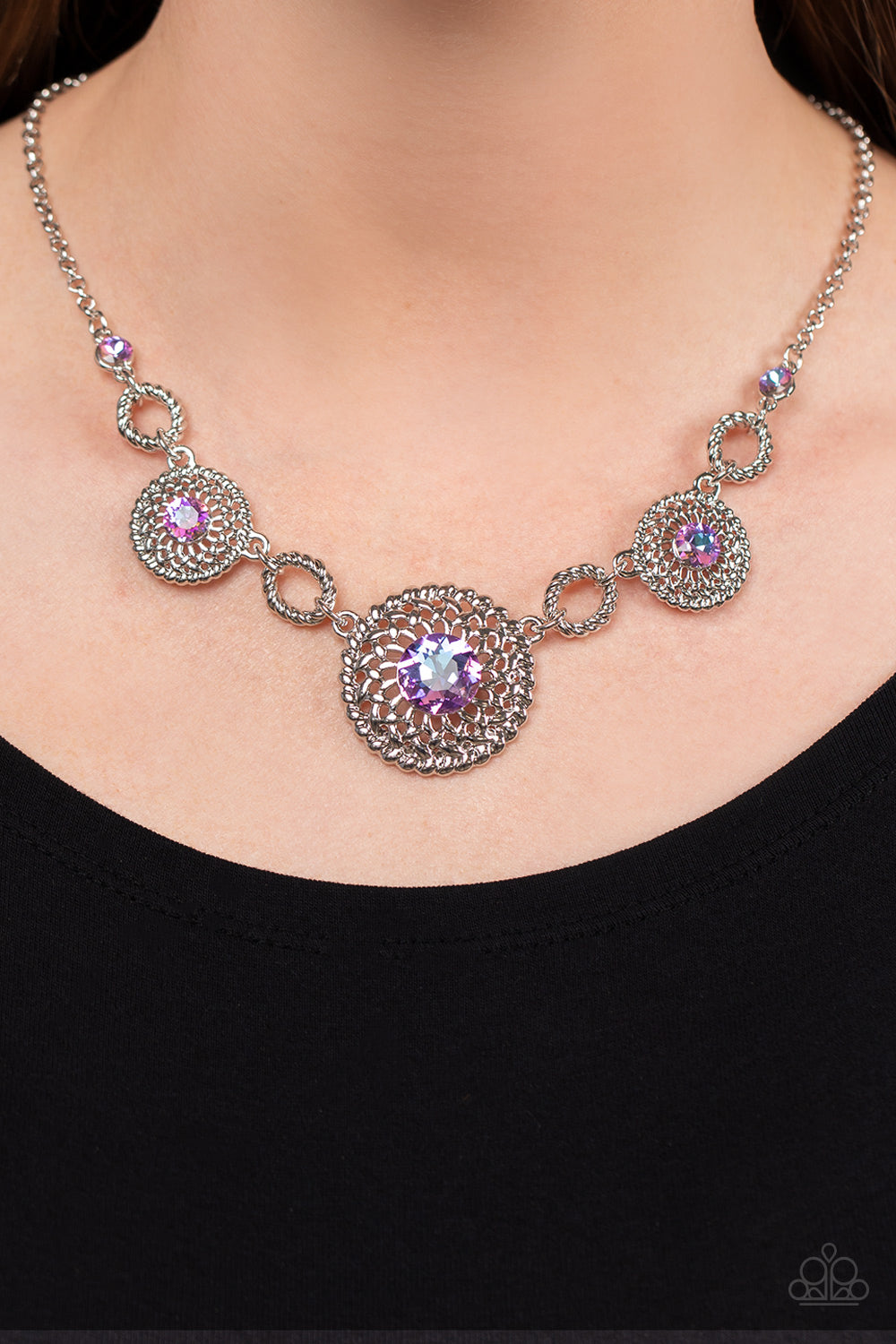 Cosmic Cosmos - Purple-Paparazzi Accessories - VJ Bedazzled Jewelry