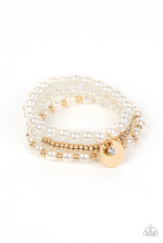 Load image into Gallery viewer, Pearly Professional - Gold - Paparazzi Accessories - VJ Bedazzled Jewelry
