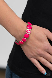 Whimsical Glow- Pink Paparazzi Accessories - VJ Bedazzled Jewelry