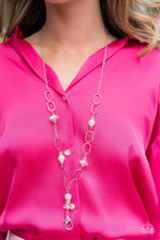 Load image into Gallery viewer, Creative Couture - White Lanyard - Paparazzi Accessories - VJ Bedazzled Jewelry
