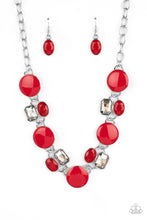 Load image into Gallery viewer, Dreaming in MULTICOLOR - Red Paparazzi Accessories - VJ Bedazzled Jewelry
