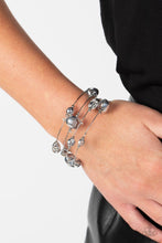 Load image into Gallery viewer, Optical Auras - Silver - Paparazzi Accessories - VJ Bedazzled Jewelry
