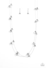 Load image into Gallery viewer, Interstellar Illusions - Silver - Paparazzi Accessories - VJ Bedazzled Jewelry
